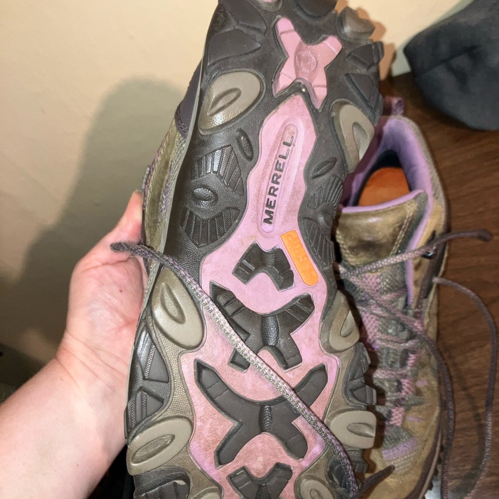 Merrell Women's Athletic Shoes in Brown and Pink